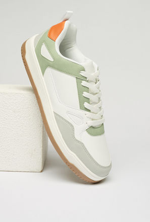 Colourblocked Sneakers with Lace-Up Closure-mxmen-shoes-sportsshoes-3