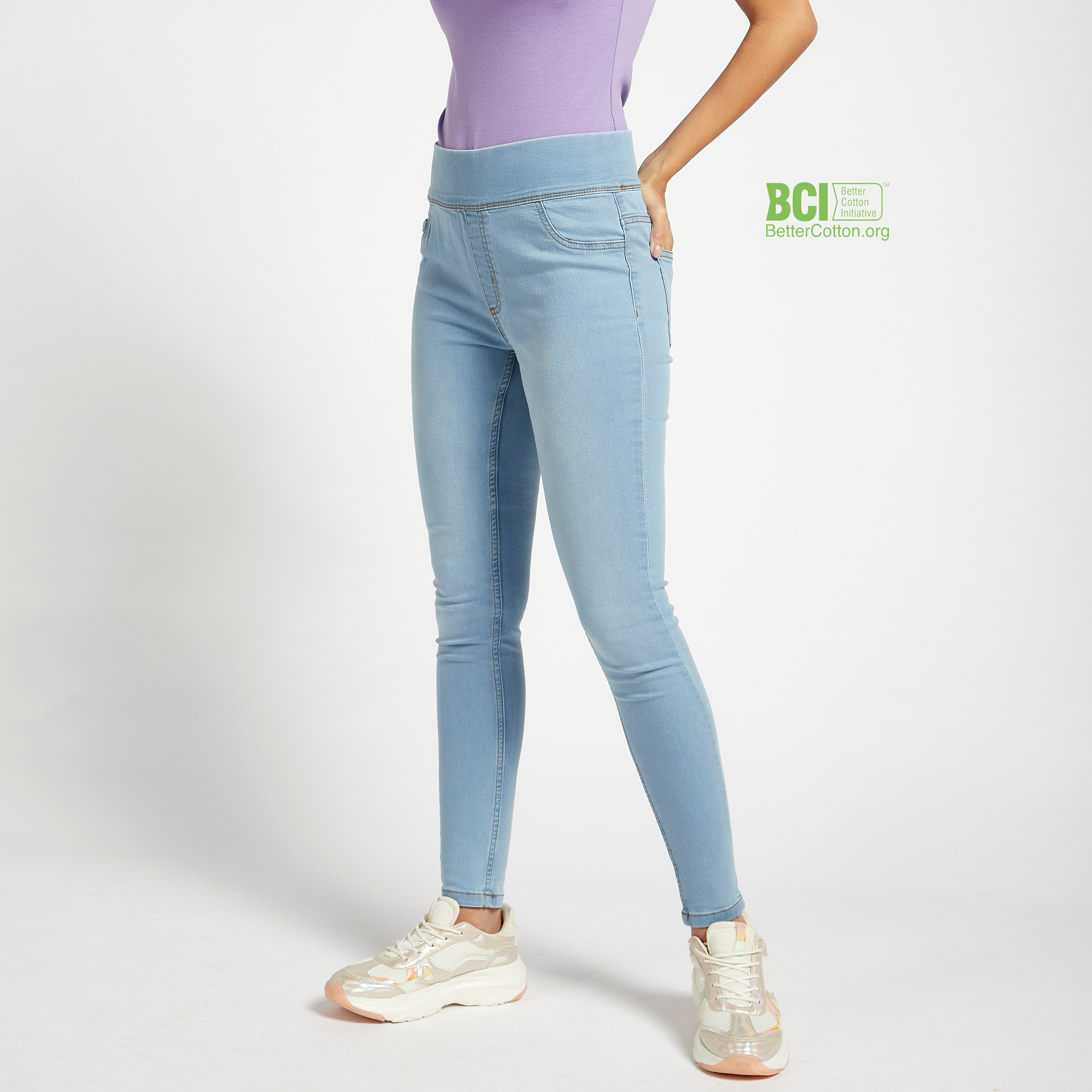 Shop Full Length BCI Cotton Skinny 