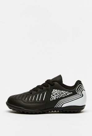 Printed Sports Shoes with Lace-Up Closure