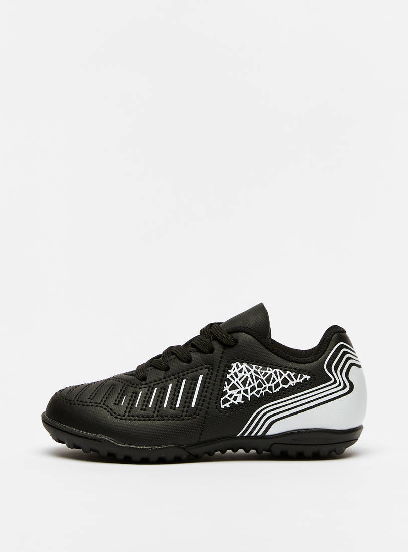 Printed Sports Shoes with Lace-Up Closure-Sports Shoes-image-0