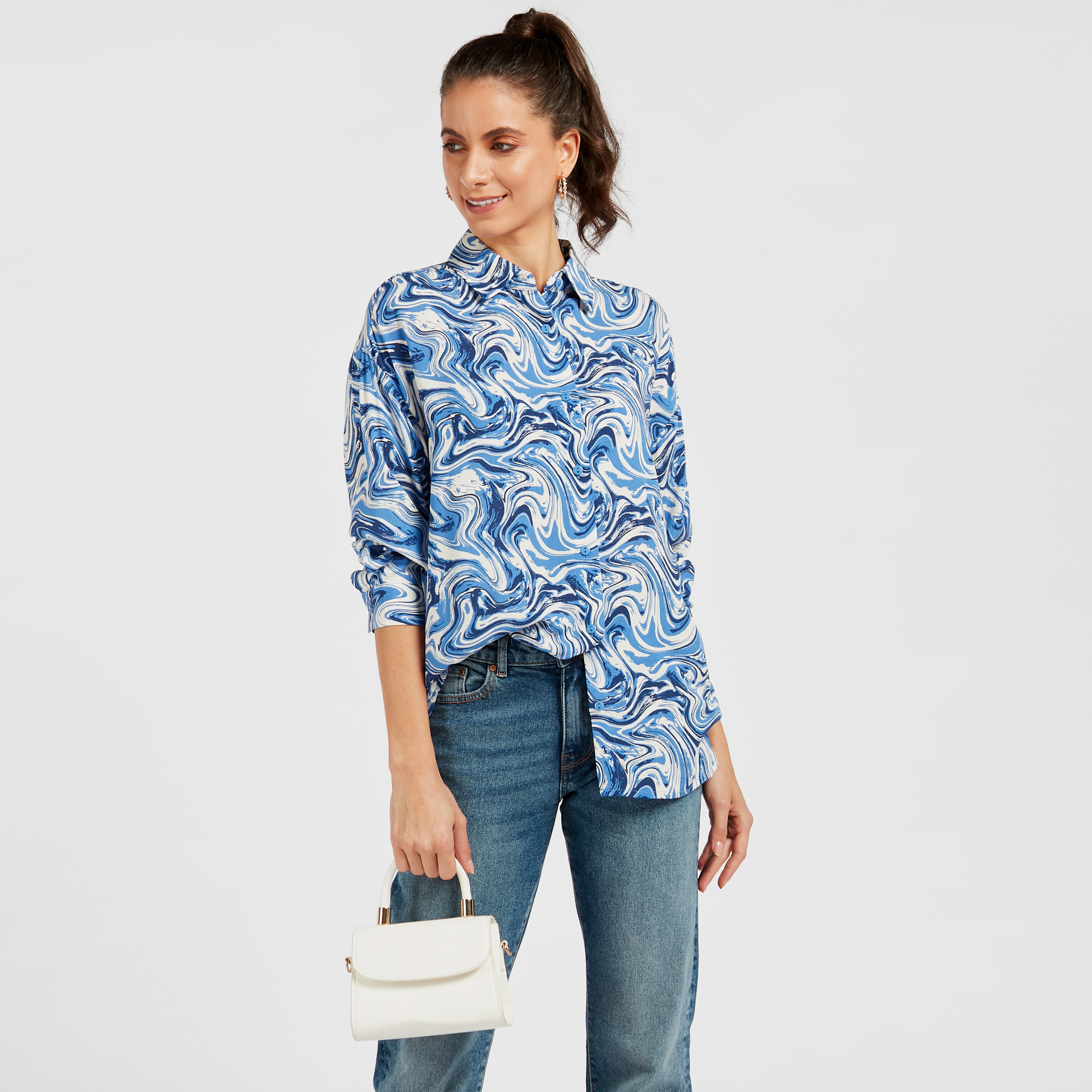 Oversized hotsell blouse shirt