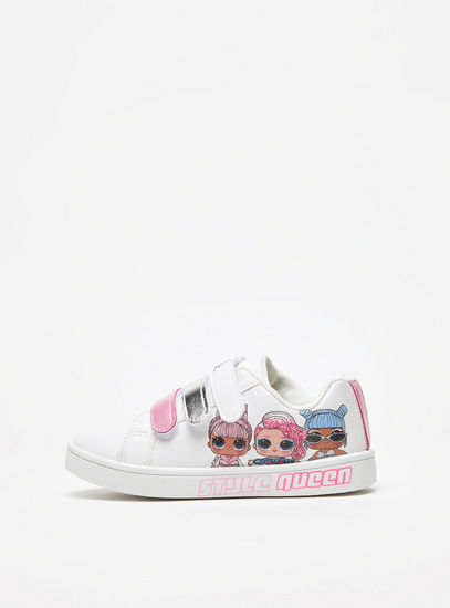 L.O.L. Surprise! Print Sneakers with Hook and Loop Closure-Ballerinas-image-0