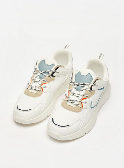 حذاء سنيكرز تشانكي سهل الارتداء بقوالب ملونة وألسنة سحب-أحذية-image-1