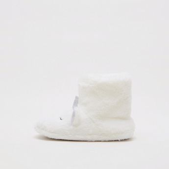 Unicorn Plush Slip-On Bedroom Slippers