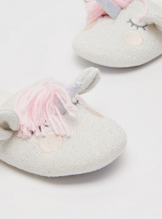 Unicorn Slip-On Bedroom Slippers