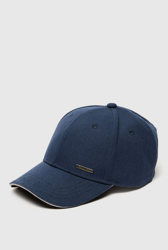 Textured Baseball Cap with Adjustable Strap
