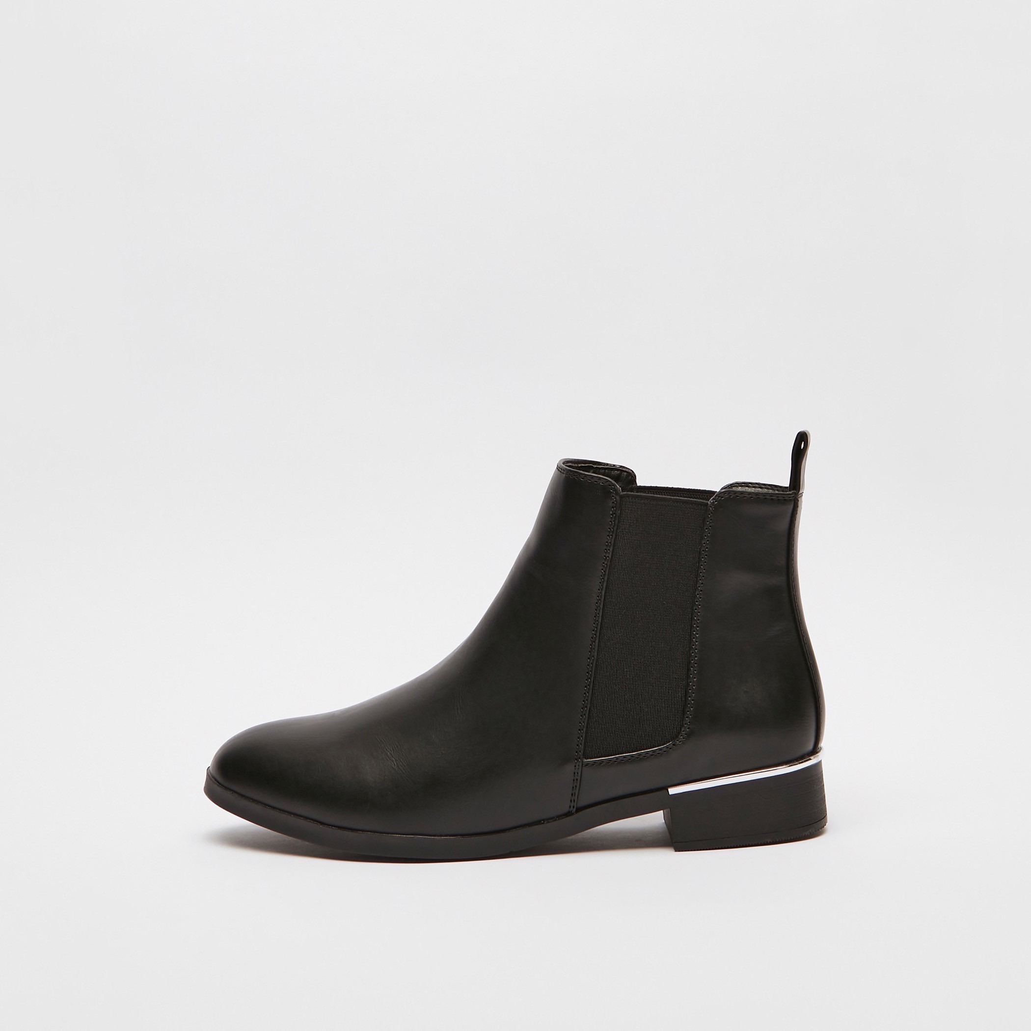 Metal trim chelsea on sale boots