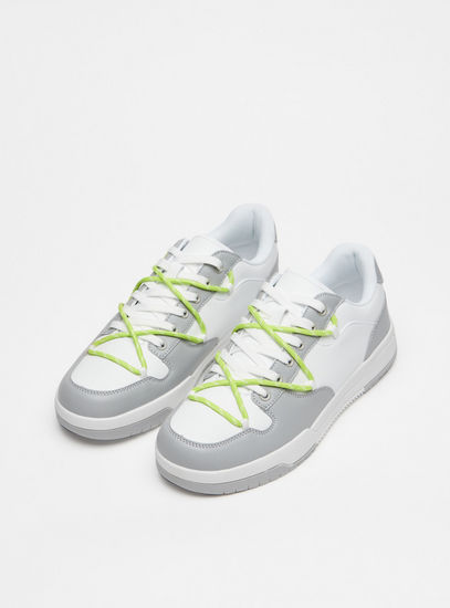 حذاء سنيكرز سهل الارتداء بقوالب ملونة-الأحذية الرياضية-image-1