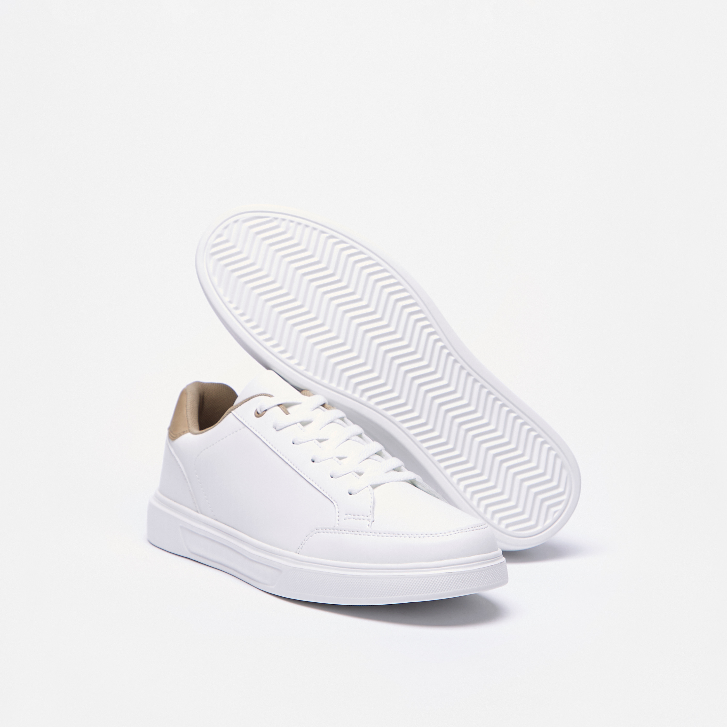 Plain white sales casual shoes