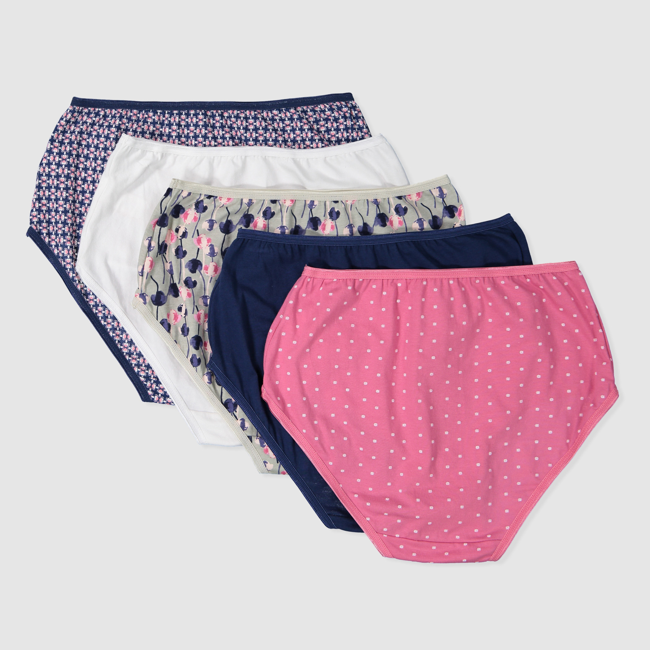 Shop Printed Full Briefs Set of 5 Online Max UAE