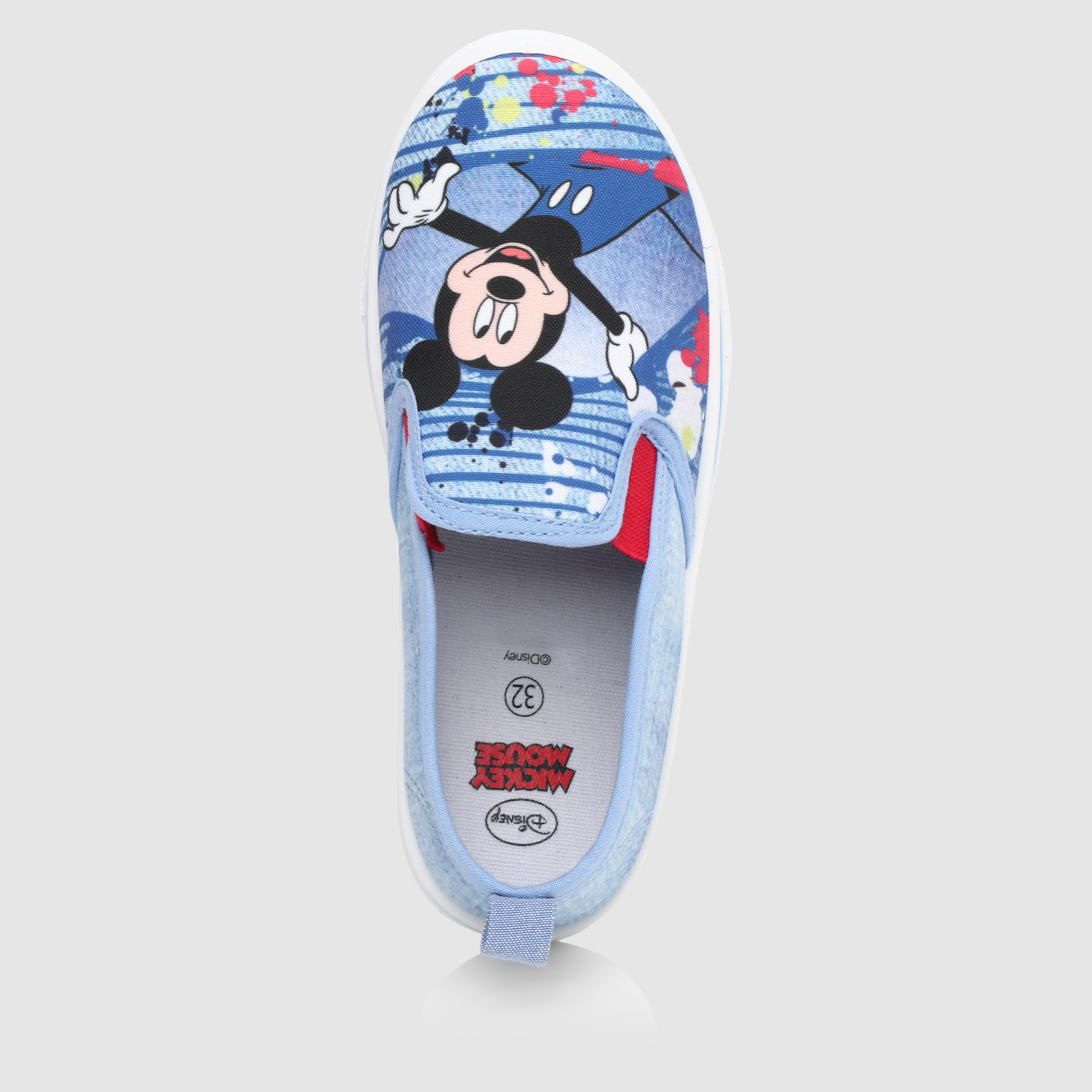 Shop Mickey Mouse Printed Slip On Shoes Online Max UAE