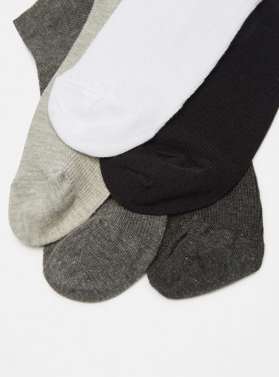 Set of 5 - Plain Ankle Length Socks