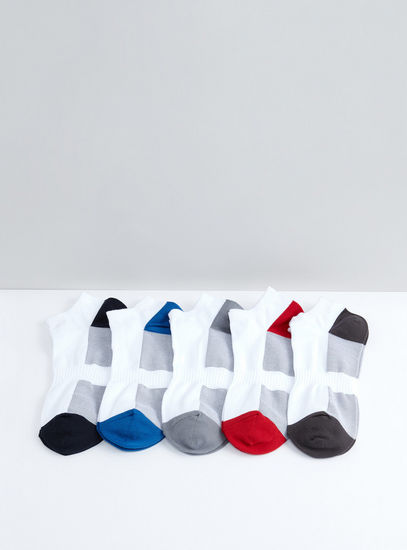 Set of 5 - Ankle Length Sport Socks-Socks-image-0