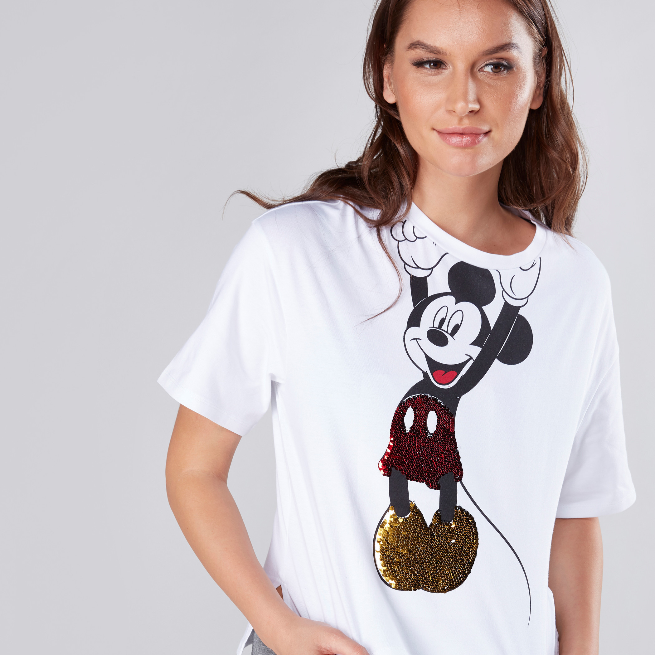 Sequin mickey cheap mouse shirt