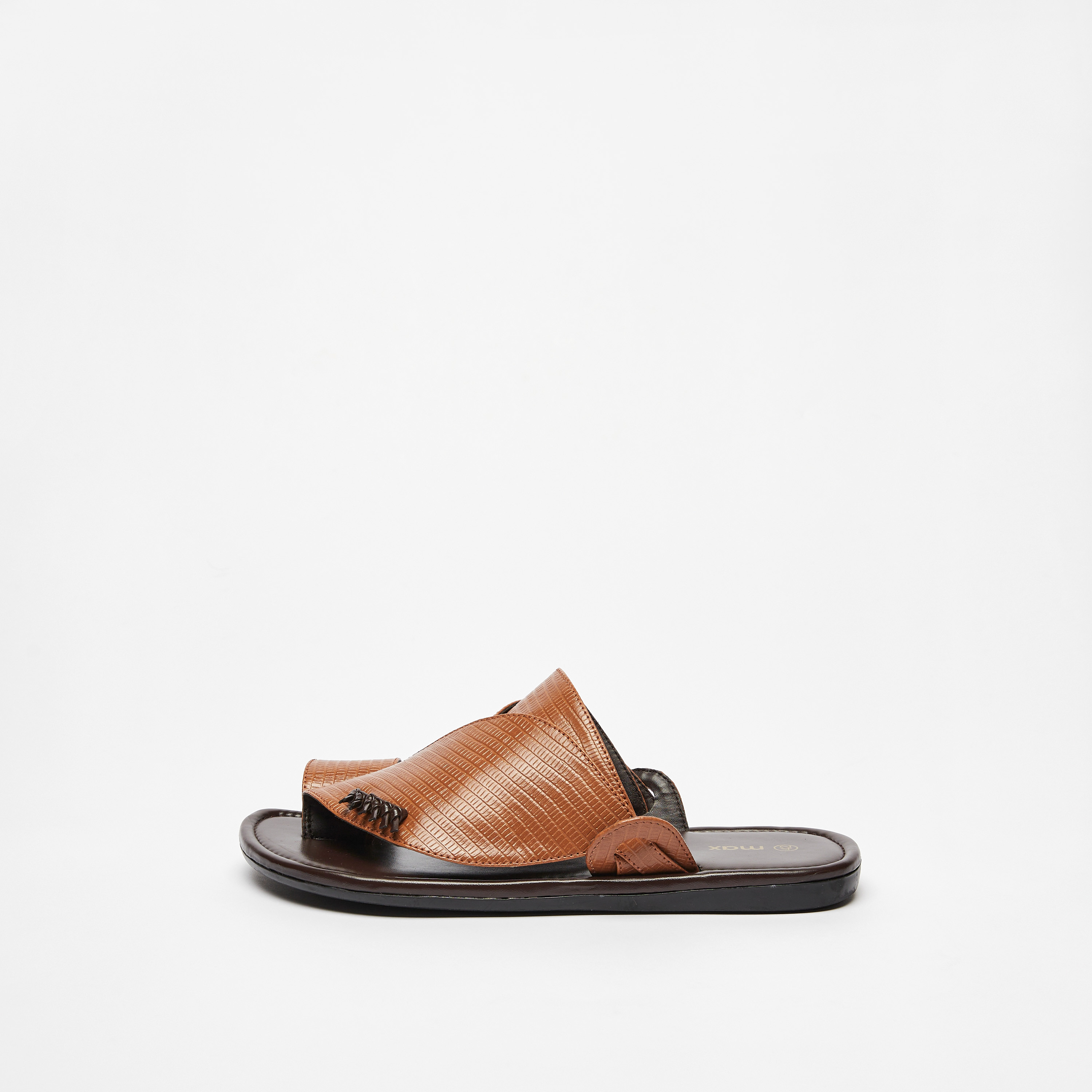 Shop Solid Slip-On Sandals Online | Max UAE