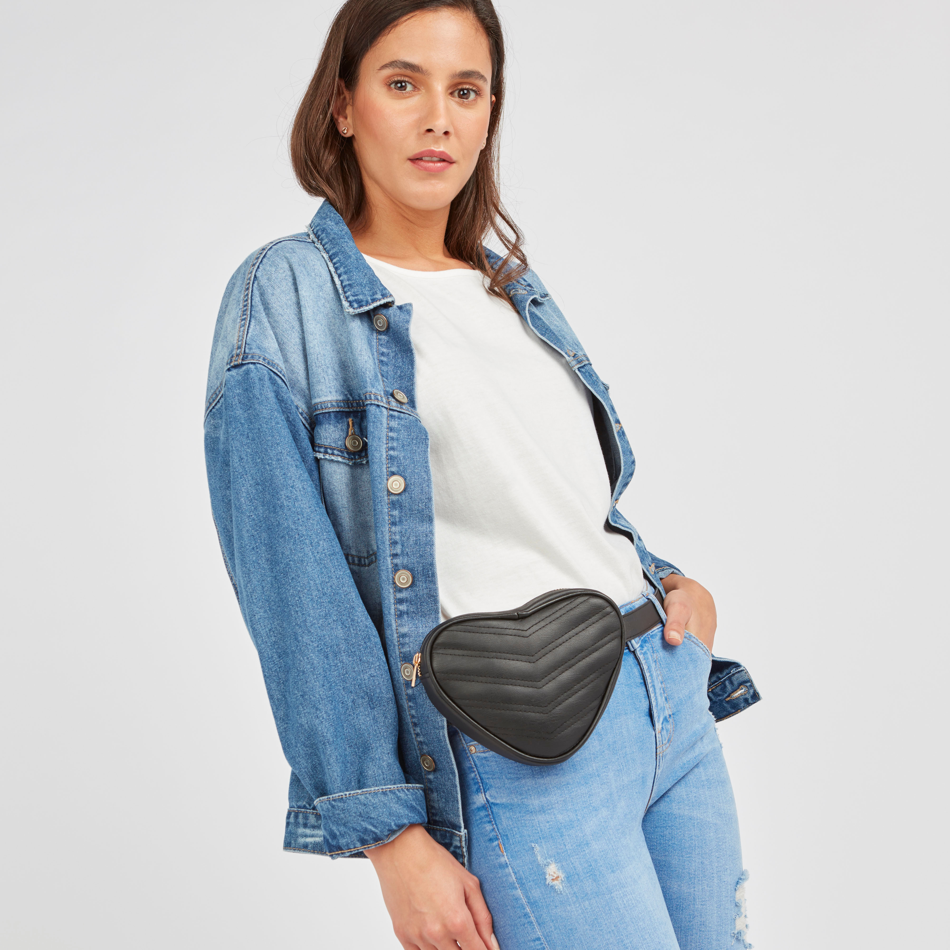 Heart shaped deals fanny pack