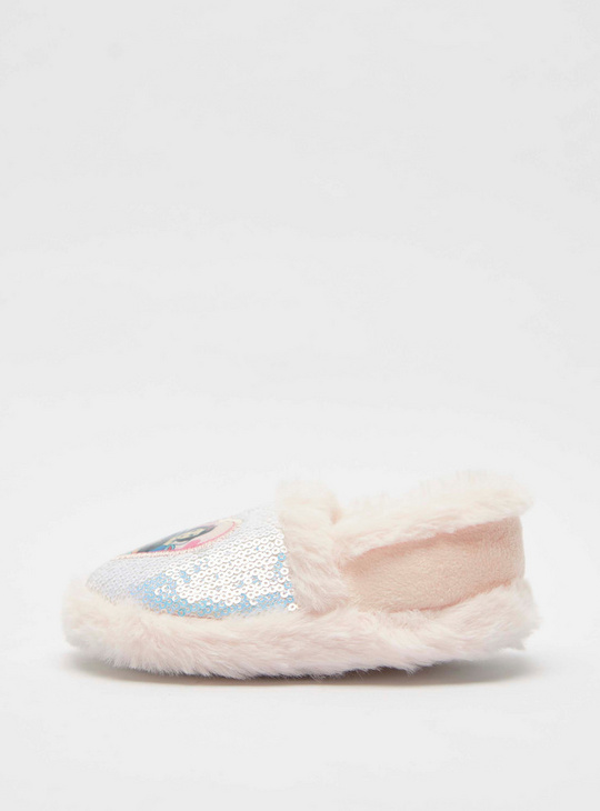 Disney Princesses Applique Detail Bedroom Slippers