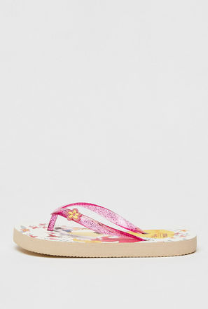 Princess Print Slip-On Beach Slippers