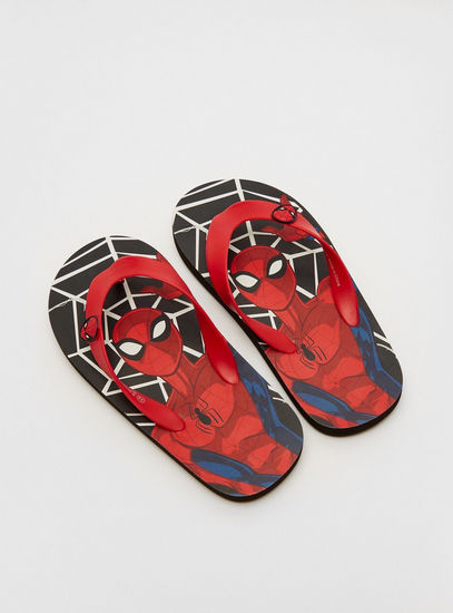Spider-Man Print Flip Flops