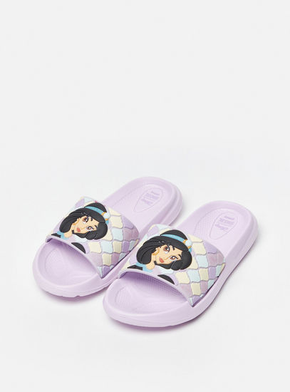 Jasmine Embossed Slip-On Slide Slippers
