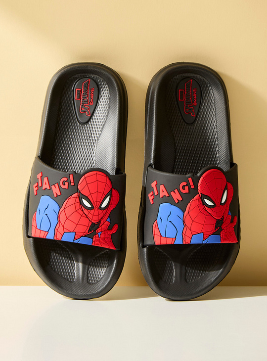 Spider-Man Embossed Slip-On Slides