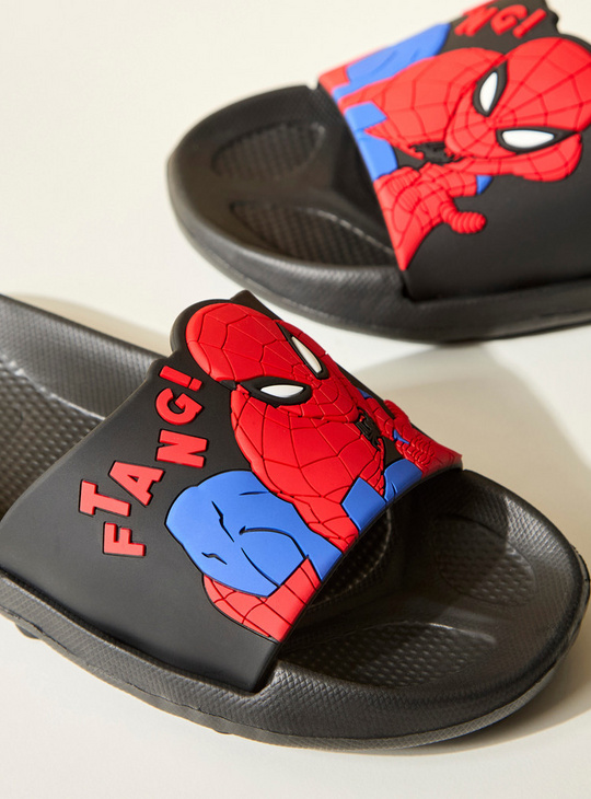 Spider-Man Embossed Slip-On Slides