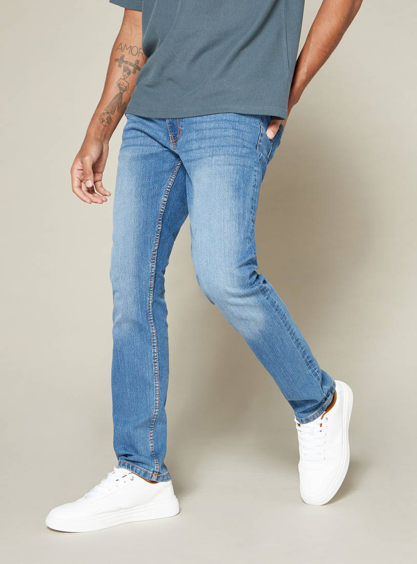 Slim Fit Better Cotton Jeans-Slim-image-0