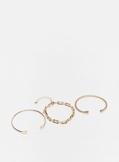Set of 3 - Assorted Bracelet-Bangles & Bracelets-image-1