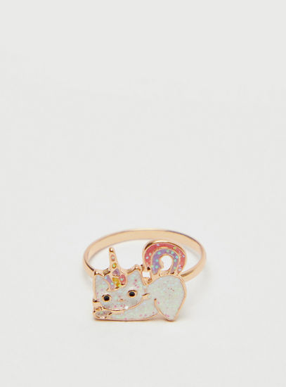 Cat Unicorn Applique Jewellery Set
