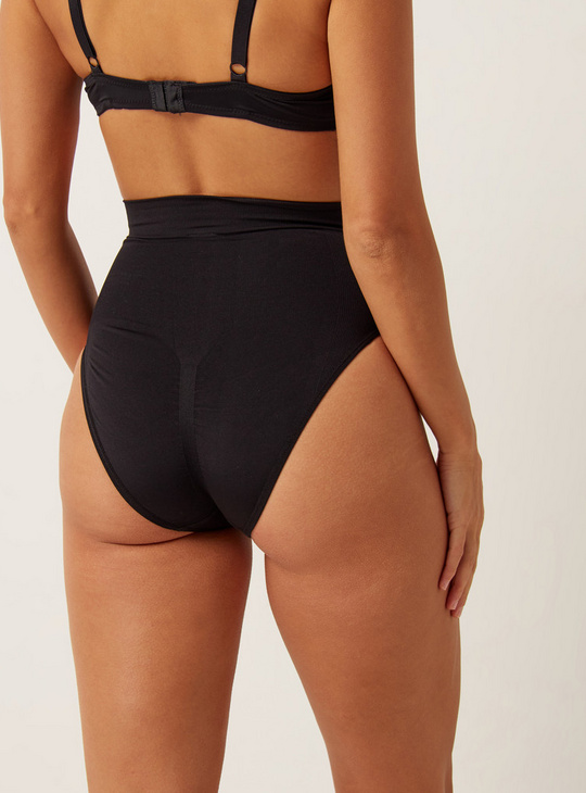 Textured Shaping Briefs with Elasticised Waistband