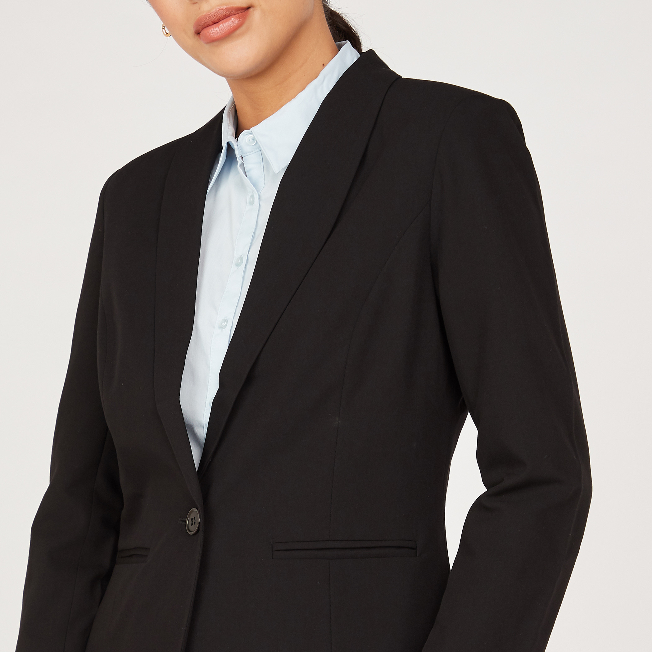 Long hot sale formal blazer