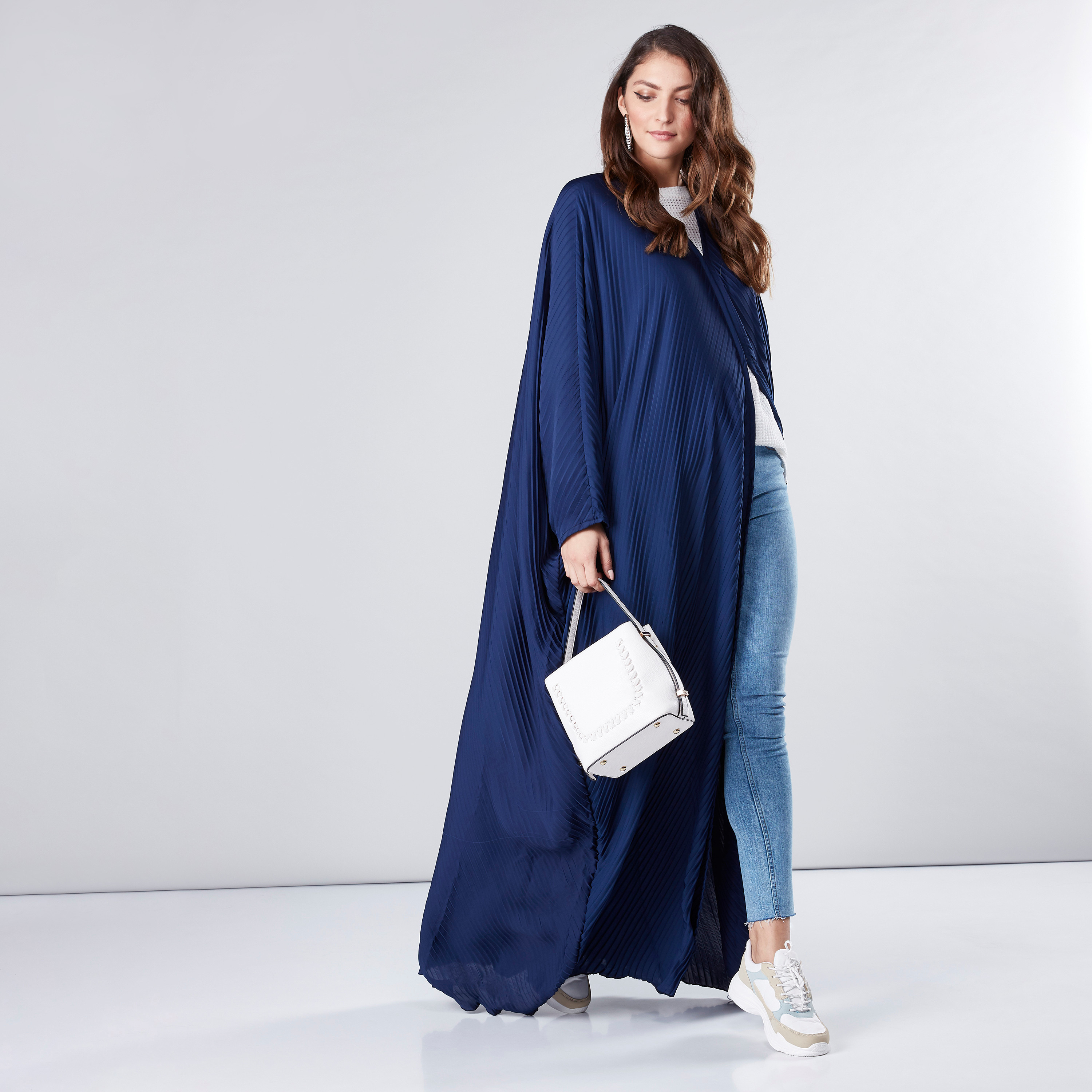 Pleated on sale abaya online