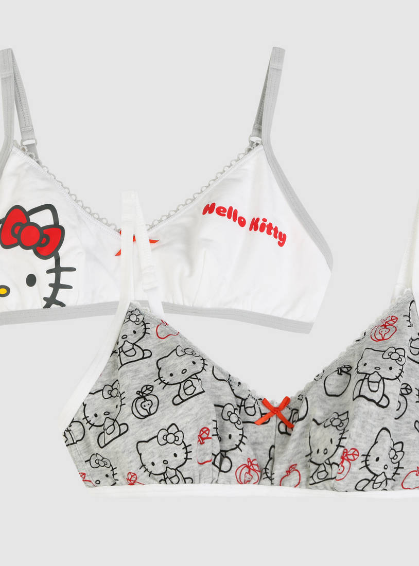 Shop Hello Kitty Printed Non-Padded Bra - Set of 2 Online