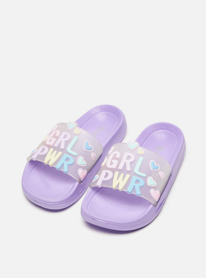 Printed Slide Slippers-Flip Flops-image-1