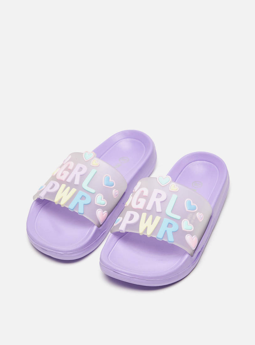 Printed Slide Slippers-Flip Flops-image-1