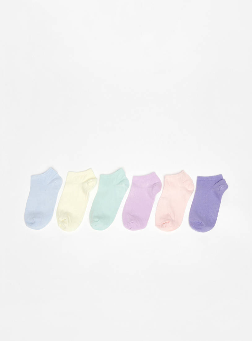 Pack of 6 - Assorted Ankle Length Socks-Socks & Stockings-image-1