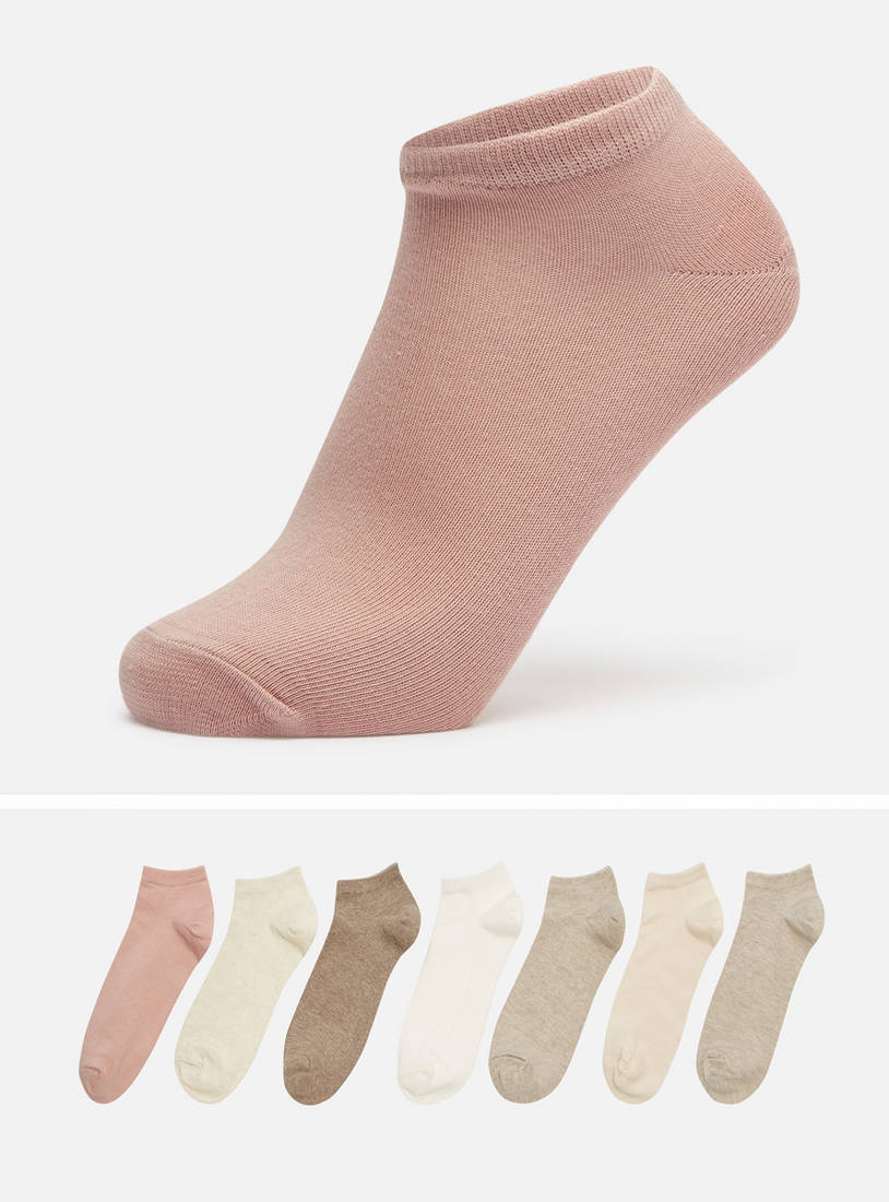 Shop Pack of 6 - Printed Ankle Length Socks Online | Max Bahrain