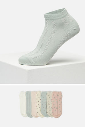 Pack of 7 - Assorted Ankle Length Socks-mxwomen-shoes-socksandstockings-1