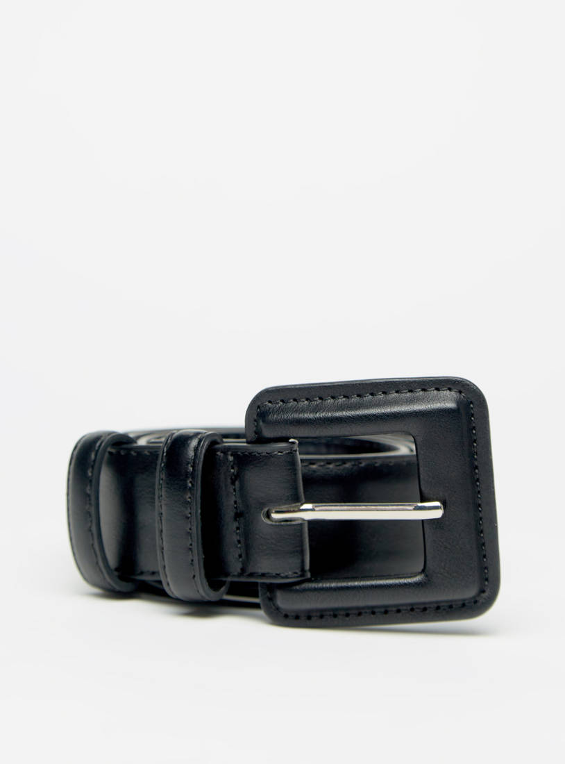 Solid Belt with Pin Buckle Closure-Belts-image-0