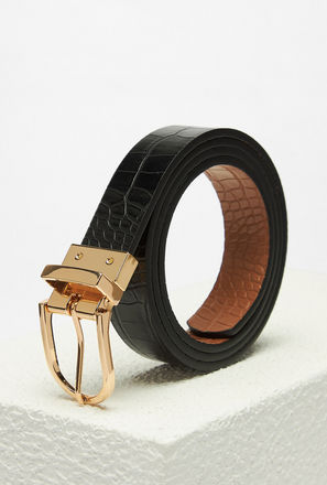Textured Belt with Pin Buckle Closure-mxwomen-accessories-belts-0
