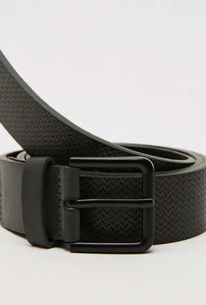 Textured Belt with Pin Buckle