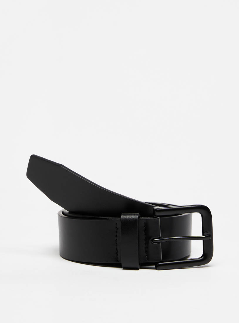 Solid Belt with Pin Buckle Closure-Belts-image-0