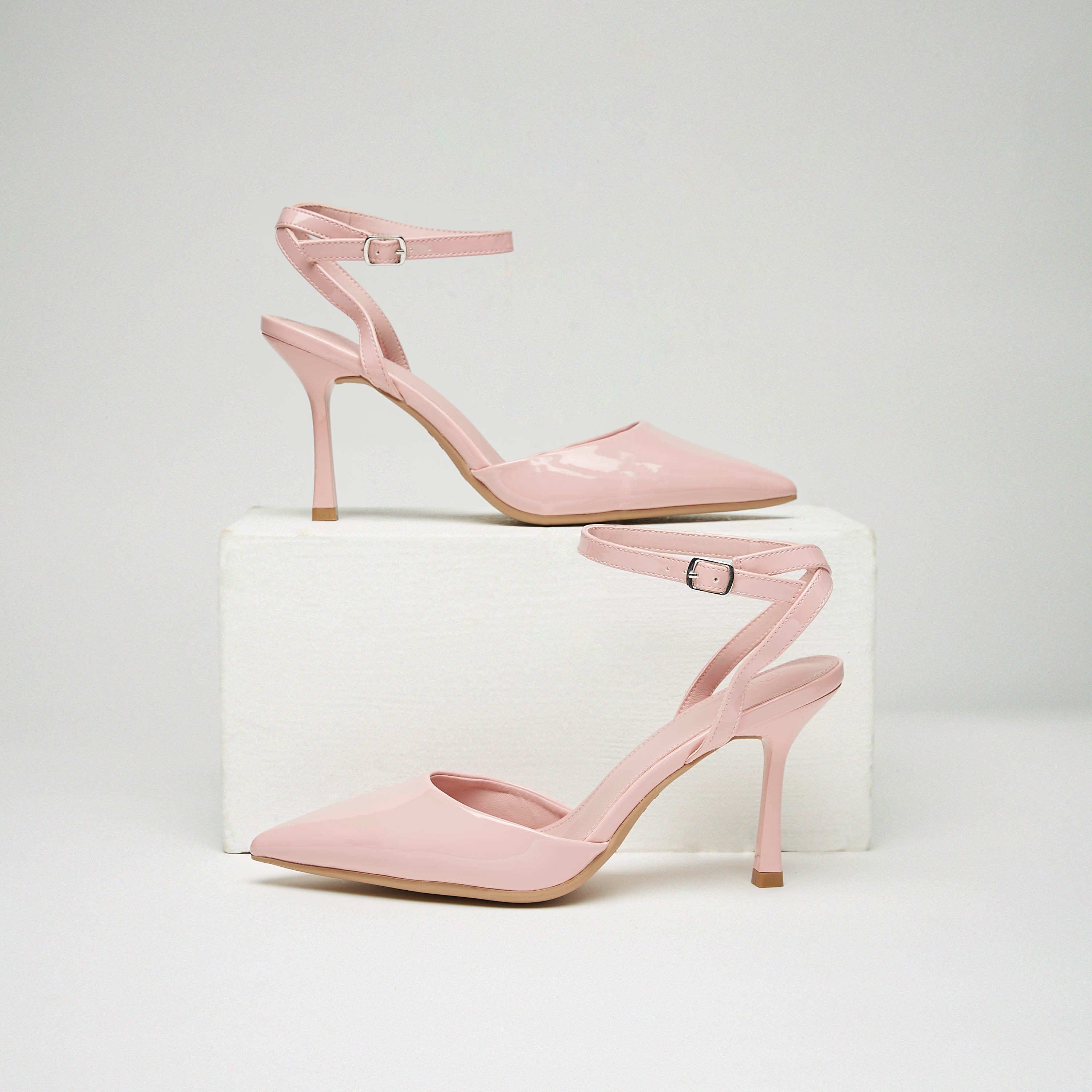 Buy Pink Heeled Sandals for Women by Jove Online | Ajio.com