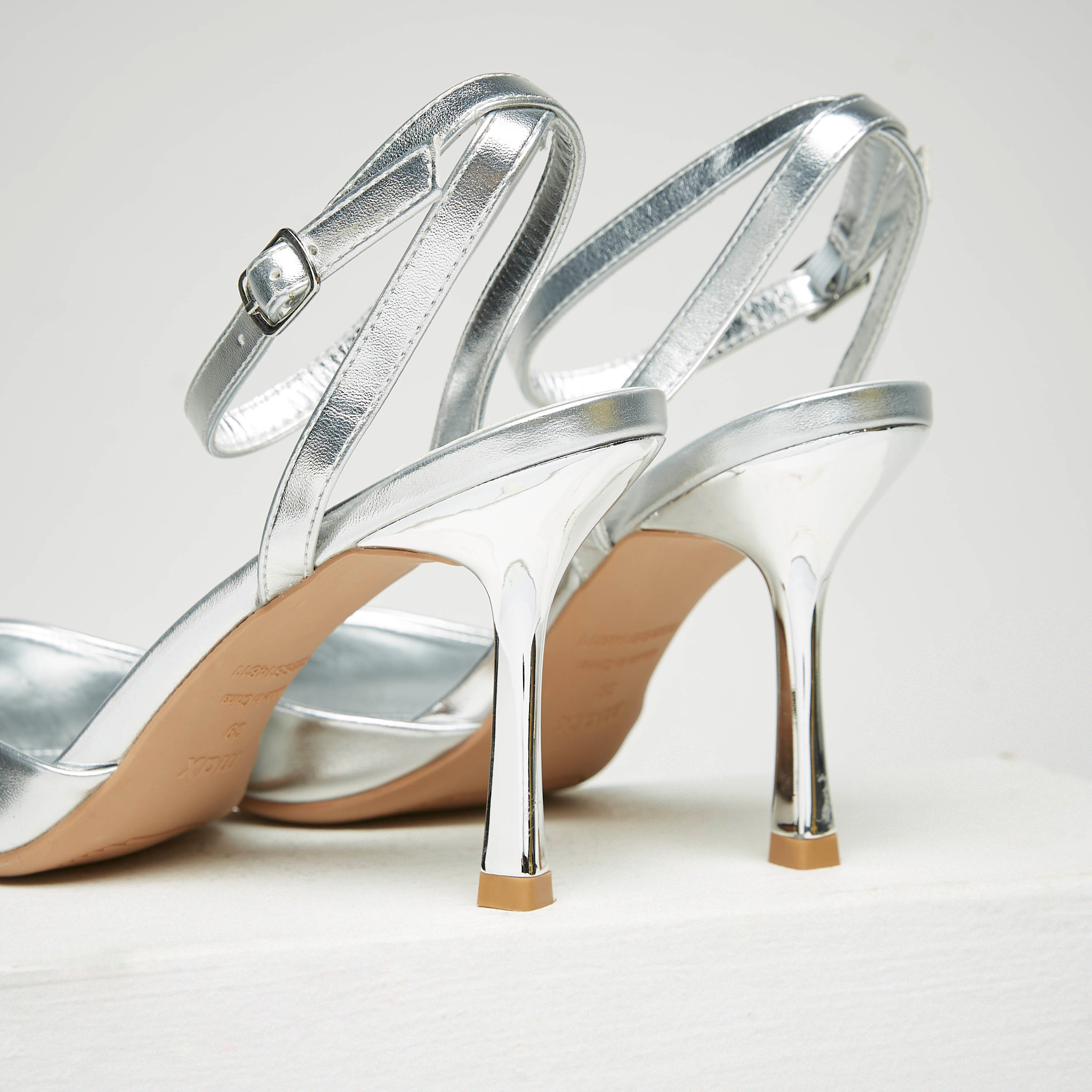 Zara Metallic Leather High Heeled Shoes | Heels, Shoes heels, High heel  shoes