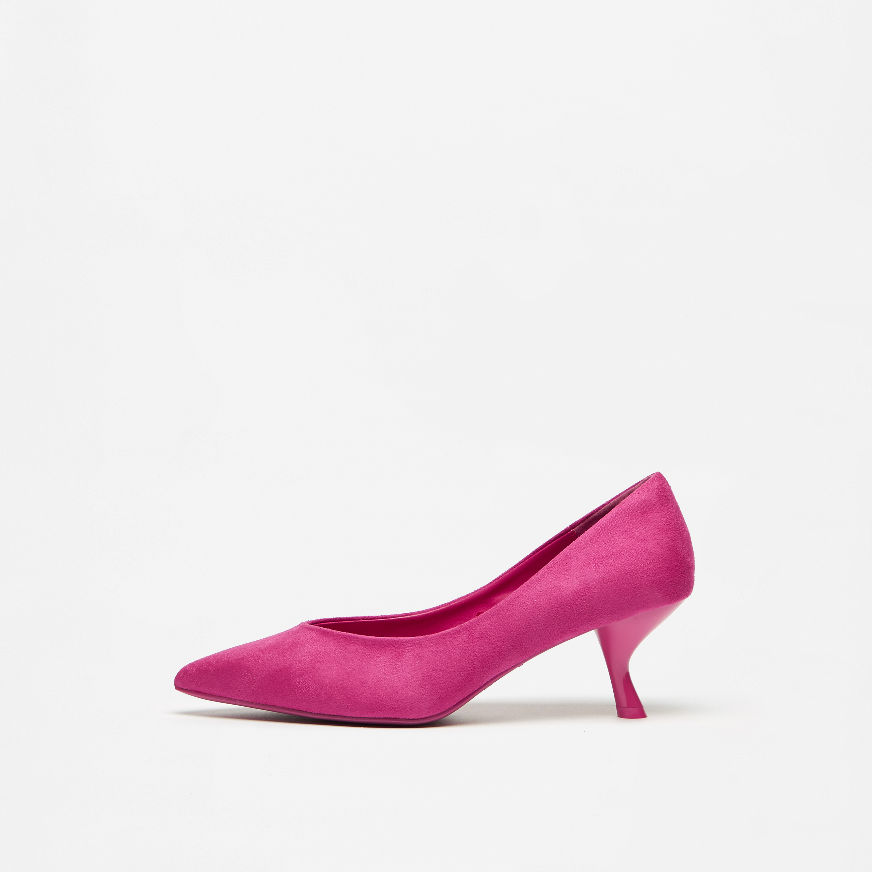 cerise pink kitten heels