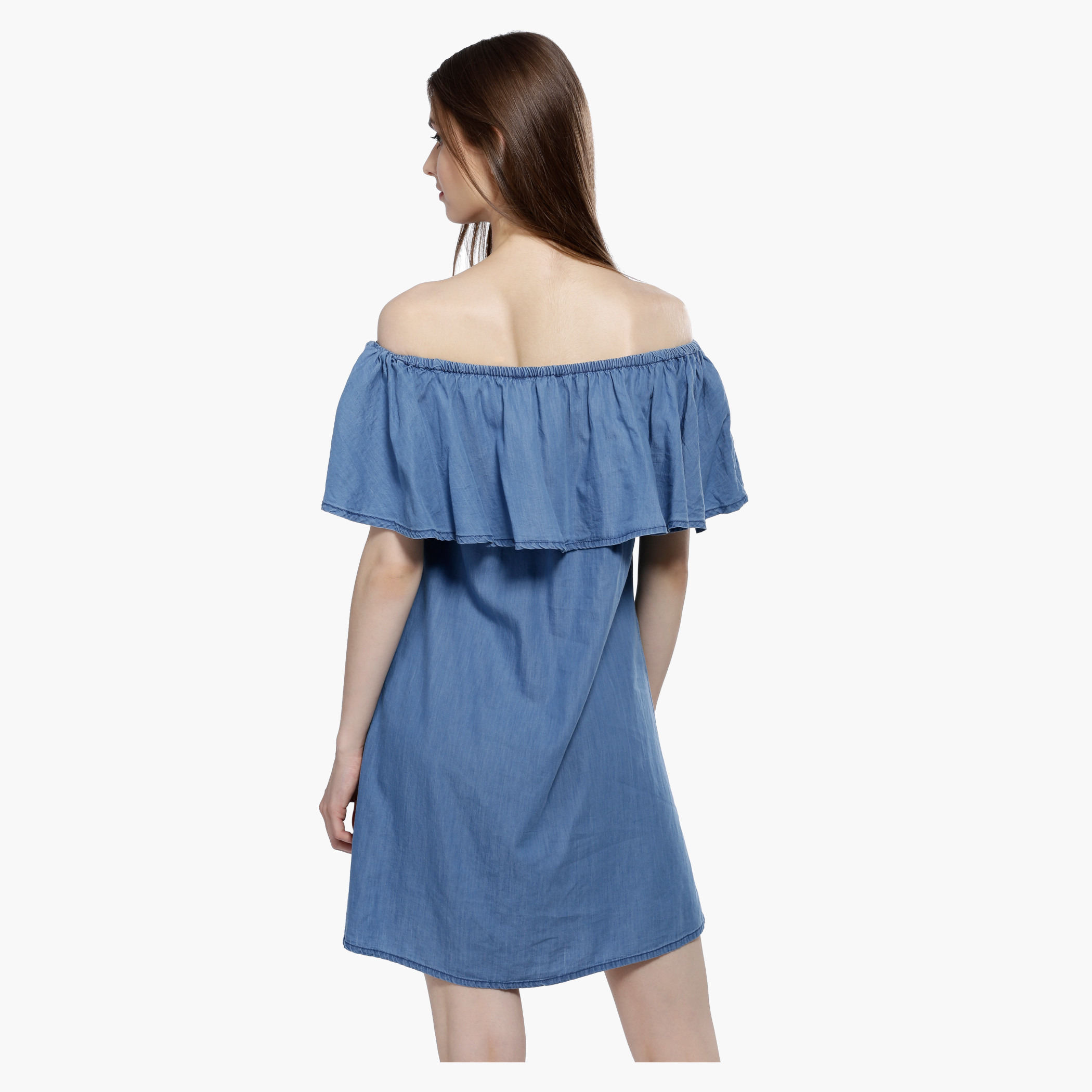 Out shop shoulder dress