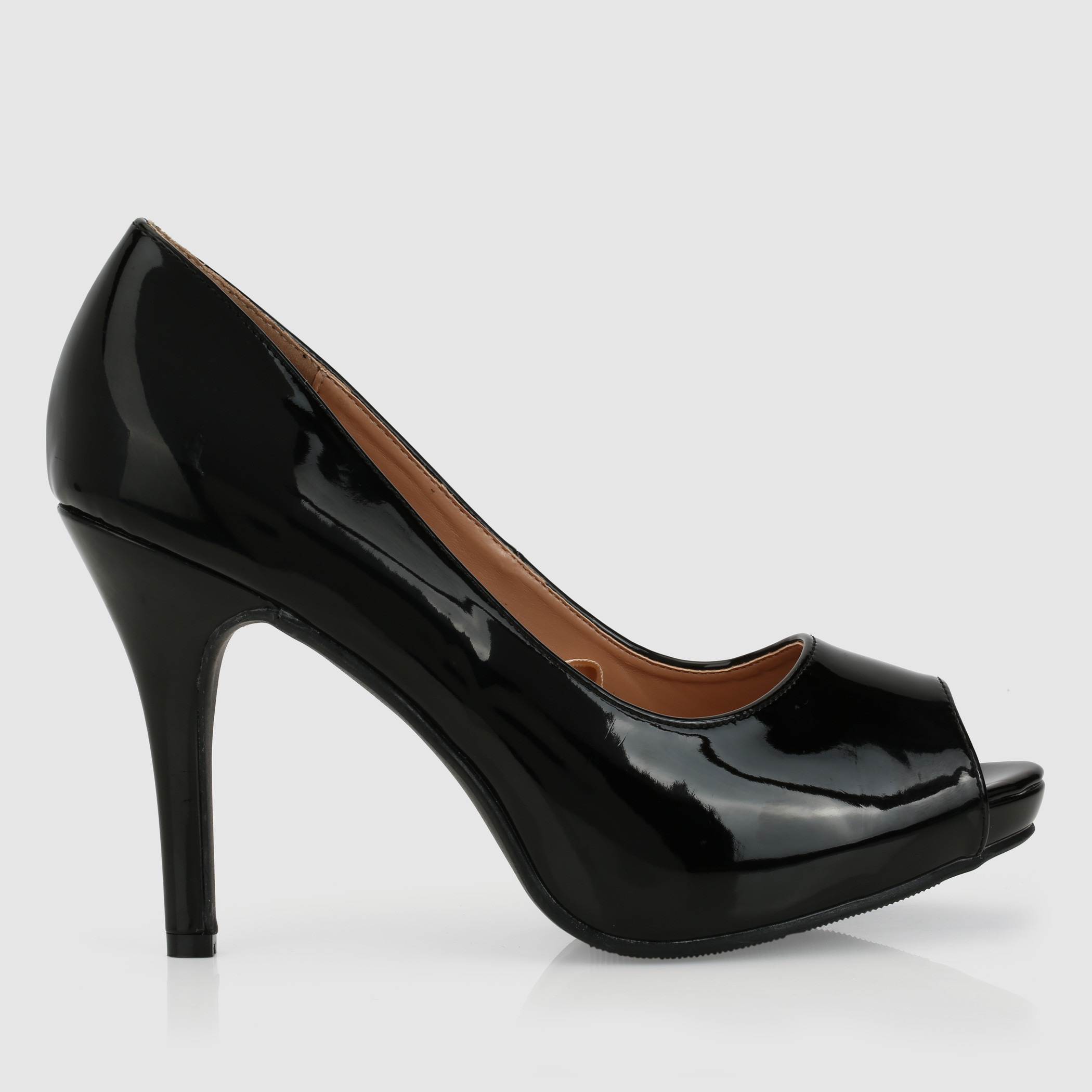 Open toe 2025 patent heels