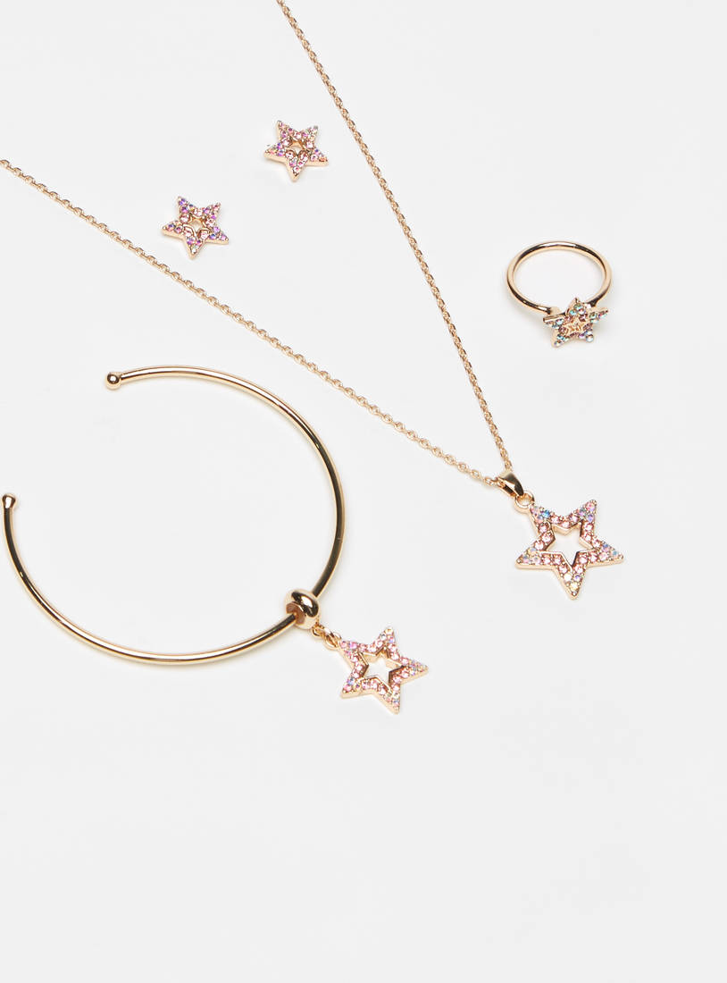 Embellished Star 4-Piece Jewellery Set-Sets-image-0