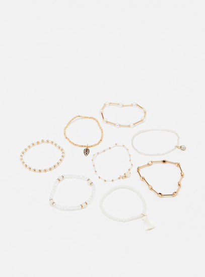 Set of 8 - Beaded Bracelet-Bangles & Bracelets-image-1