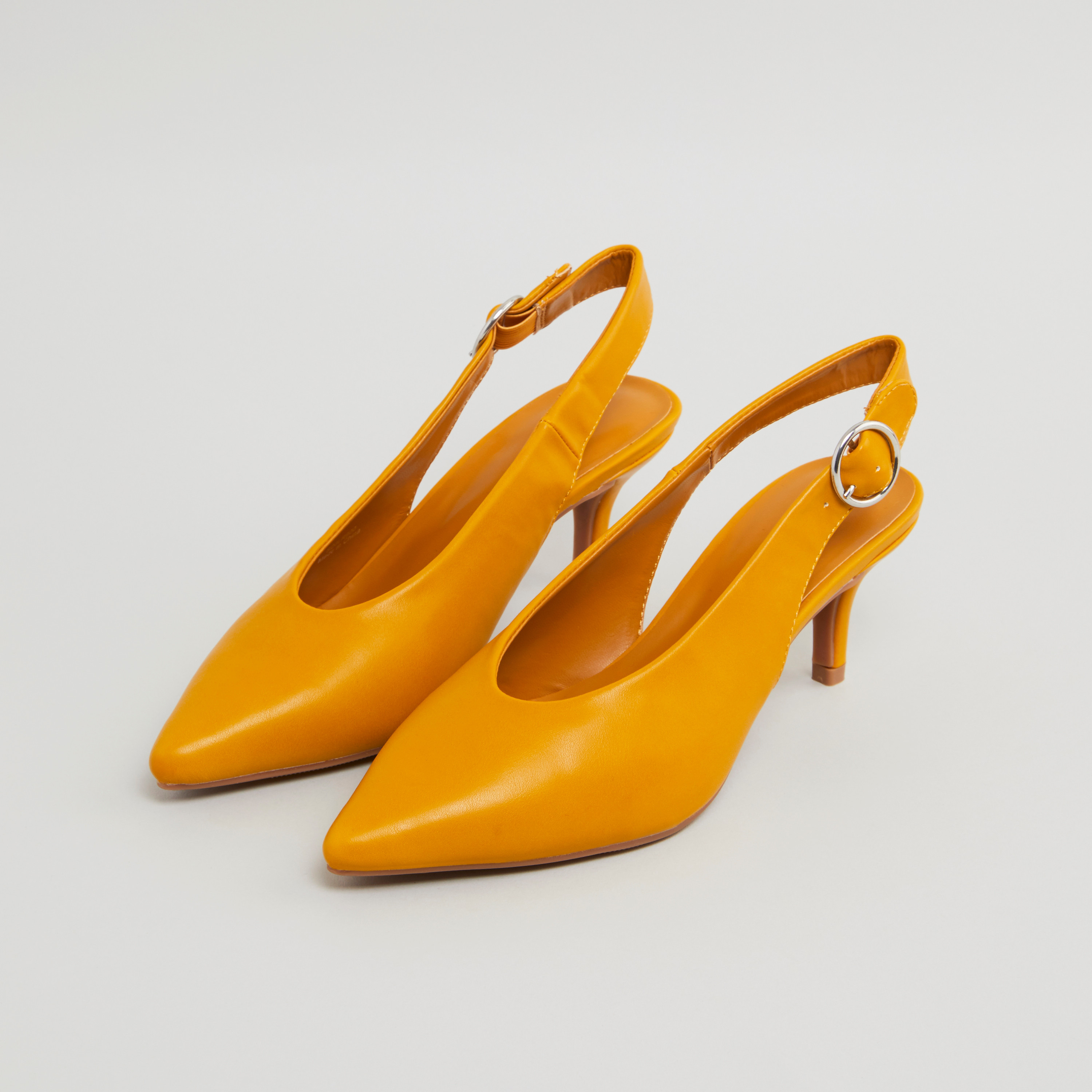 Mustard slingback shoes on sale